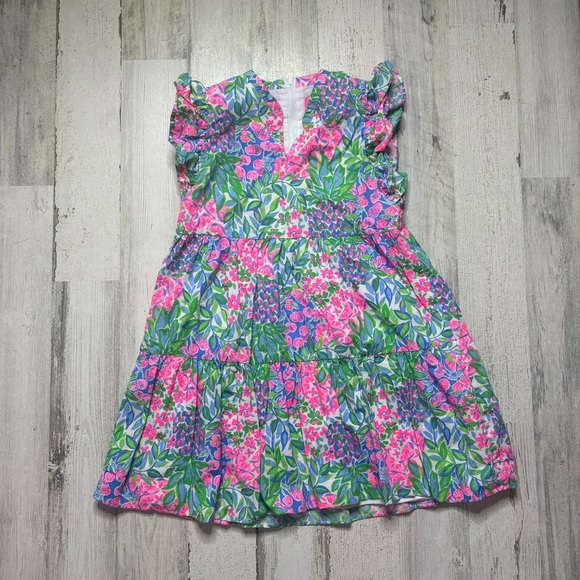 Lilly Pulitzer Girls Aldena Dress Size 10 - Picture 2 of 4